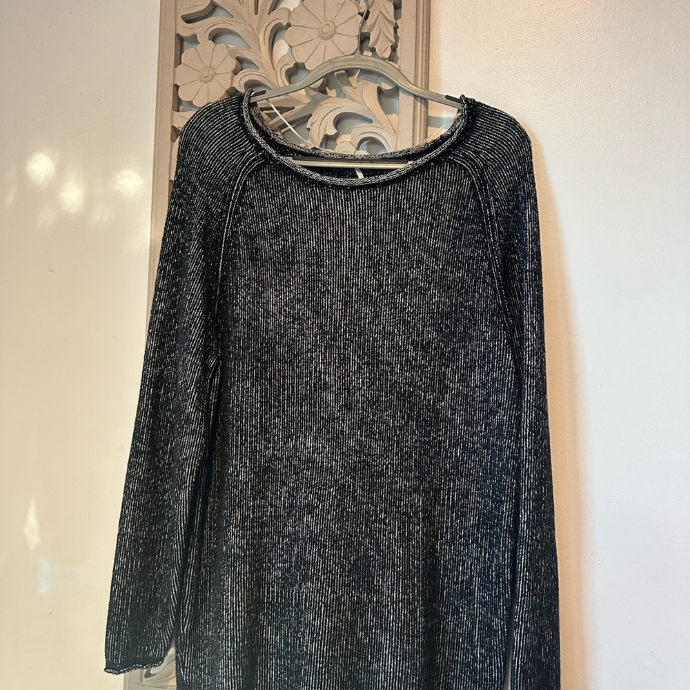 Free People- Lenox ribbed tunic. Size small. Perfect condition